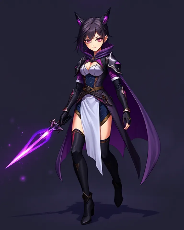Portrait of Elara the Voidstar