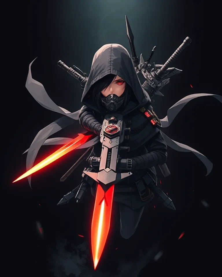 Portrait of deadeye the inevitable sniper