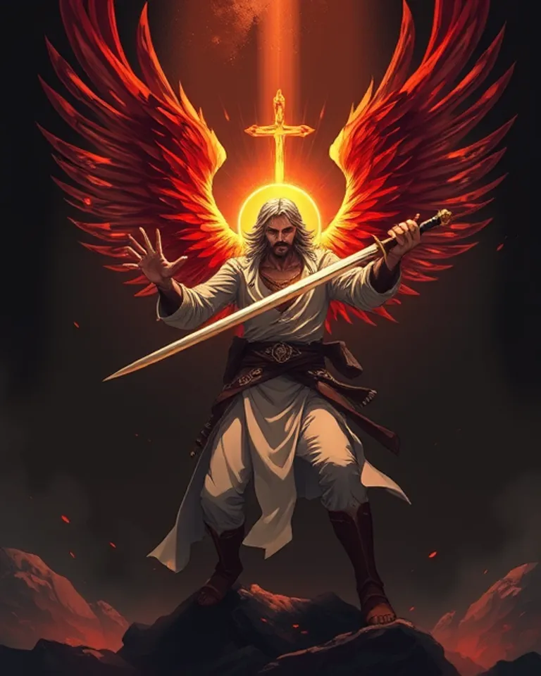 Portrait of God the Father in Heaven