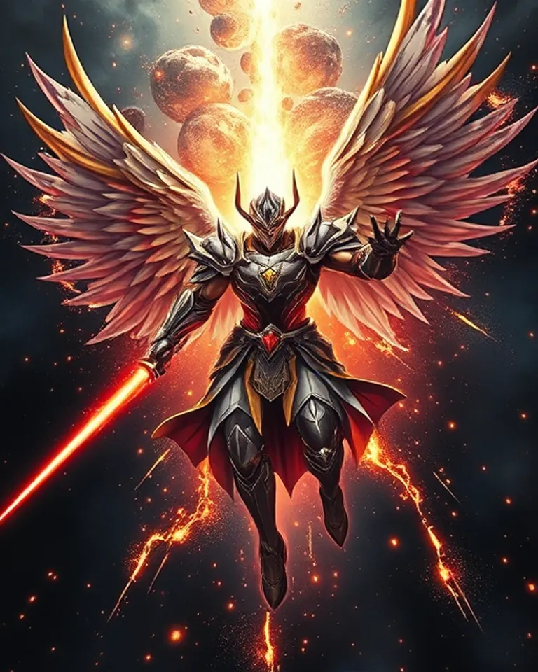 Portrait of Archangel of God