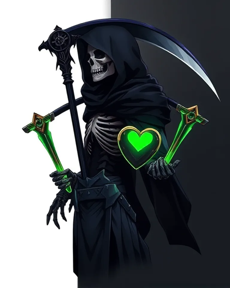 Portrait of Death's parting gift