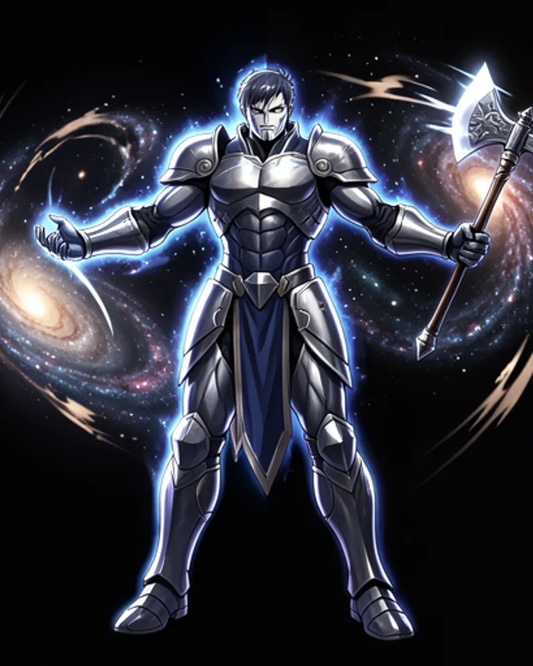 Portrait of Aquillon the Galaxy divine titan