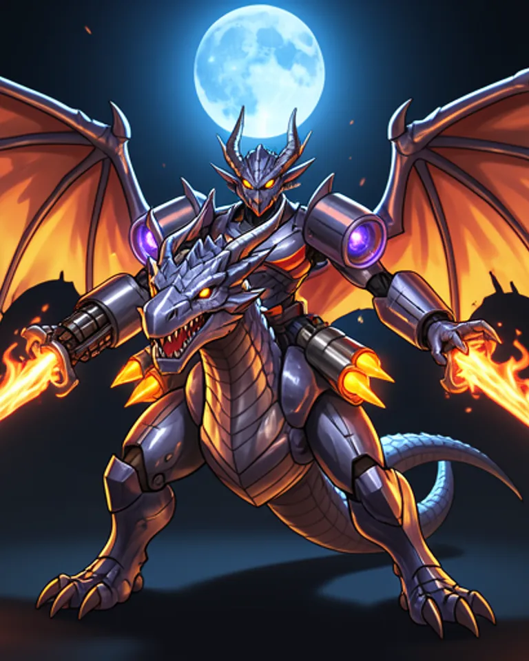 Portrait of Mecha Dragon - Weapon L