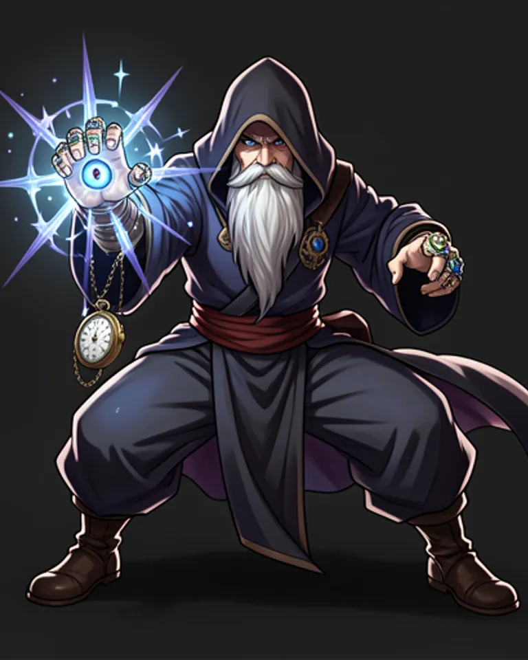 Portrait of Tenspells, Weaver of Time