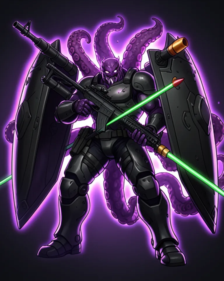 Portrait of Eldritch phalanx tentacle shield