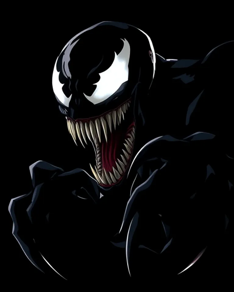 Portrait of Venom the Symbiote