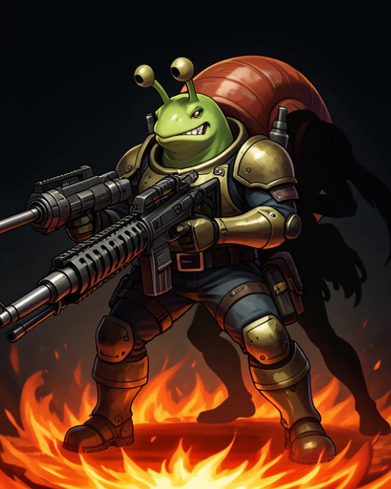 Portrait of Snail driller