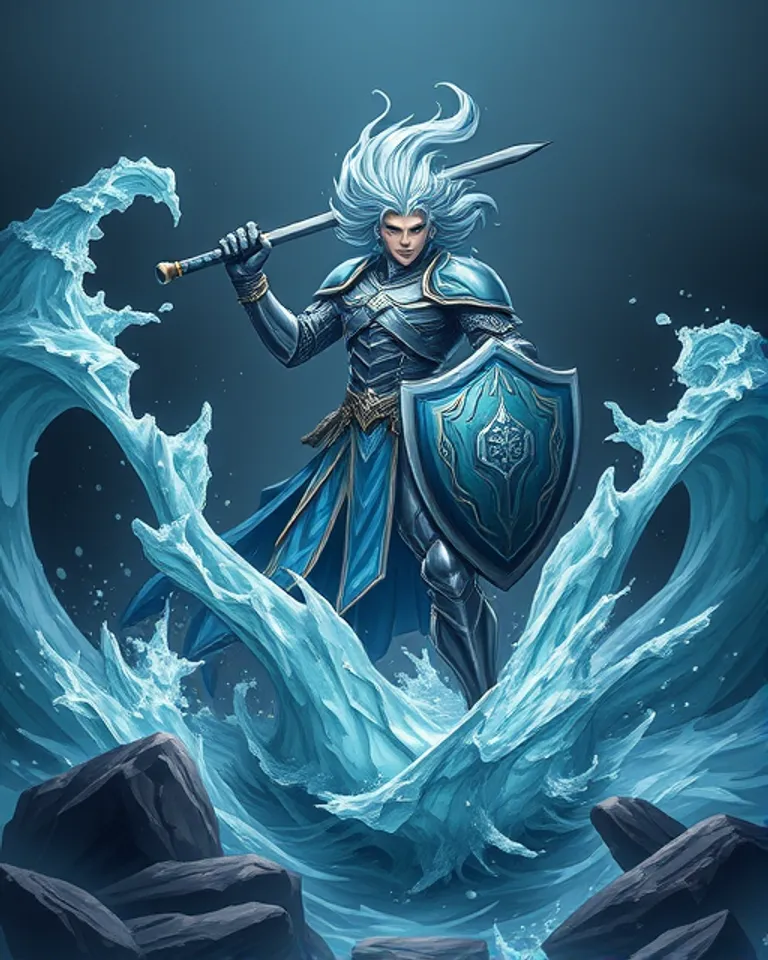 Portrait of Aqualad, Prince of Atlantis