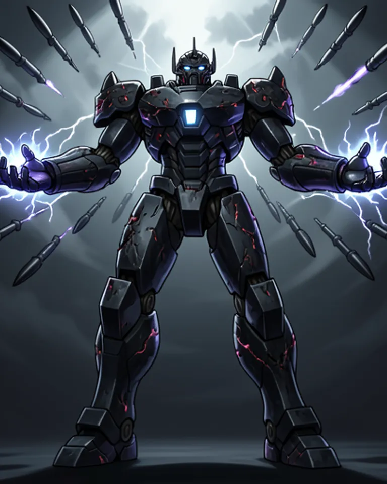 Portrait of Void mecha Black