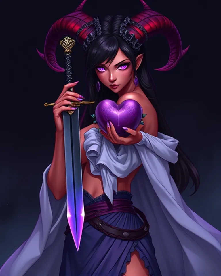 Portrait of Ynisthine the Charming Assasine