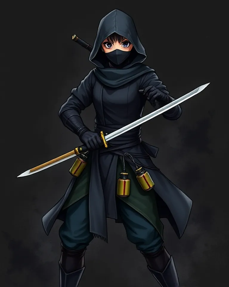 Portrait of Nylathria Zylven The Ninja