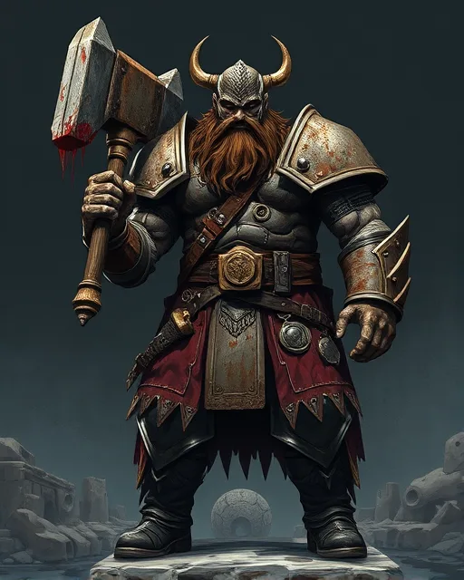 Portrait of Stone Berserker