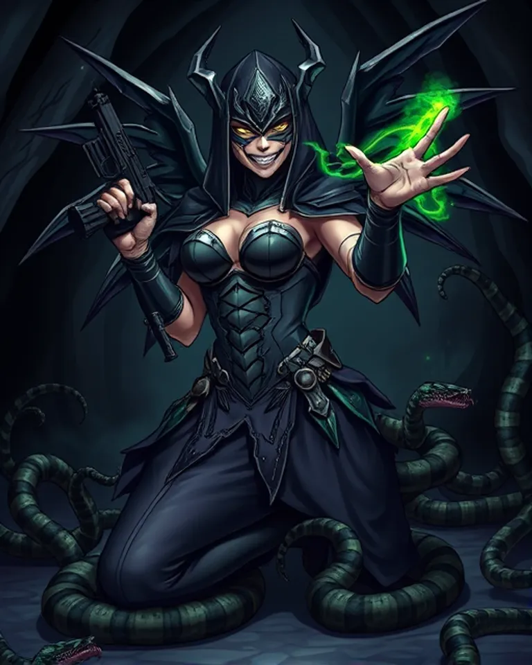 Portrait of Fallen Witch of Venom