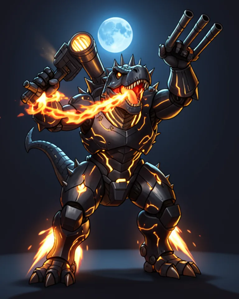 Portrait of Mechanical Beast