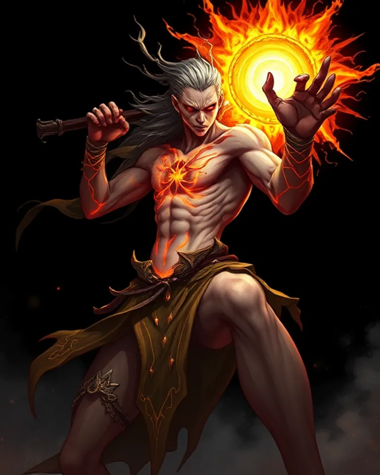 Portrait of Galante, Blight of the Scarred Sun
