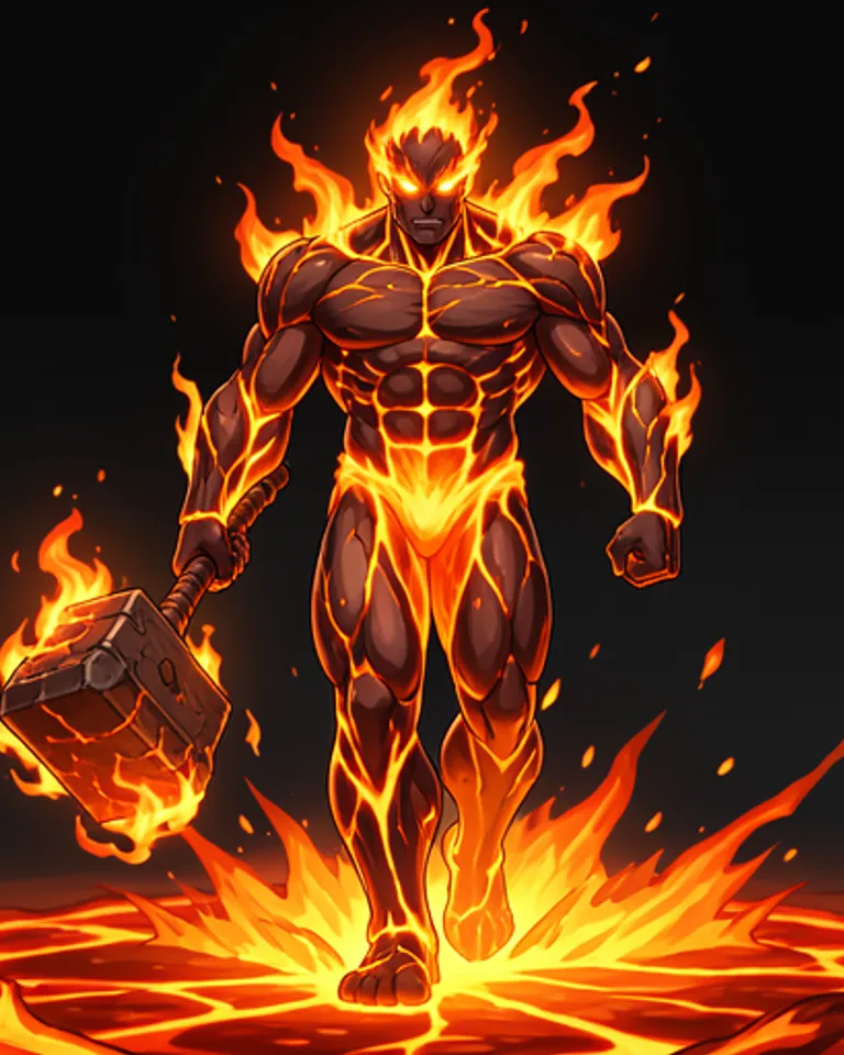 Portrait of Fire Demon Ragnaros