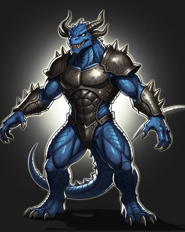 Portrait of Rhazak, the Storm Maw