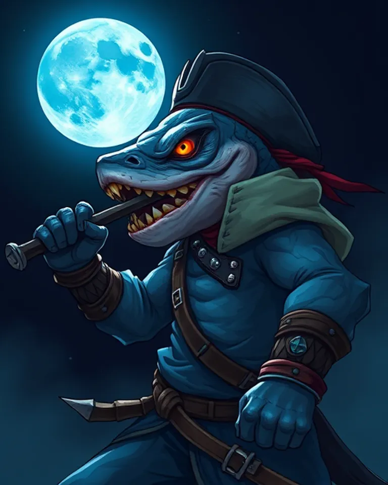 Portrait of The Pirate Barracuda