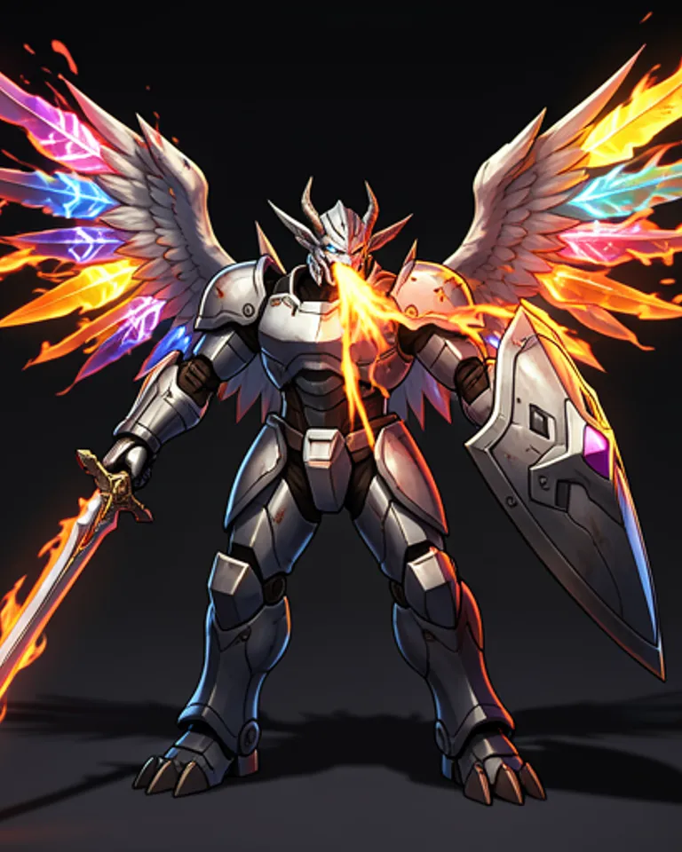 Portrait of Mecha Dragon - Toryu