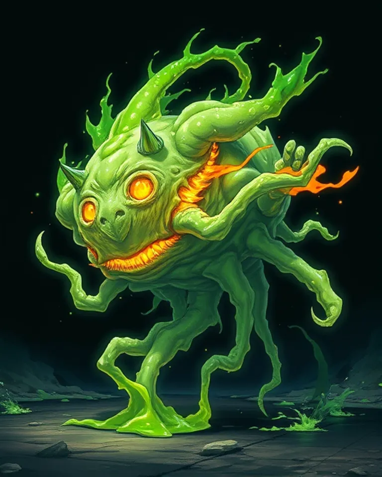 Portrait of The acid amoeba