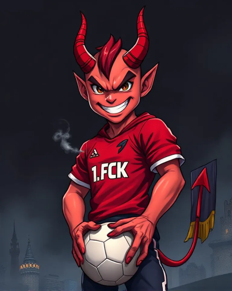 Portrait of Devil from 1. FCK
