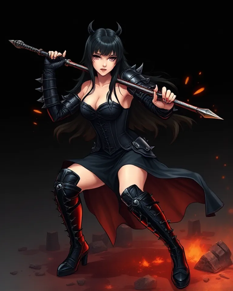 Portrait of Gothgirl Alpha