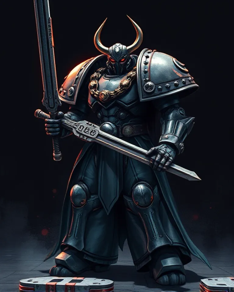 Portrait of Steel god