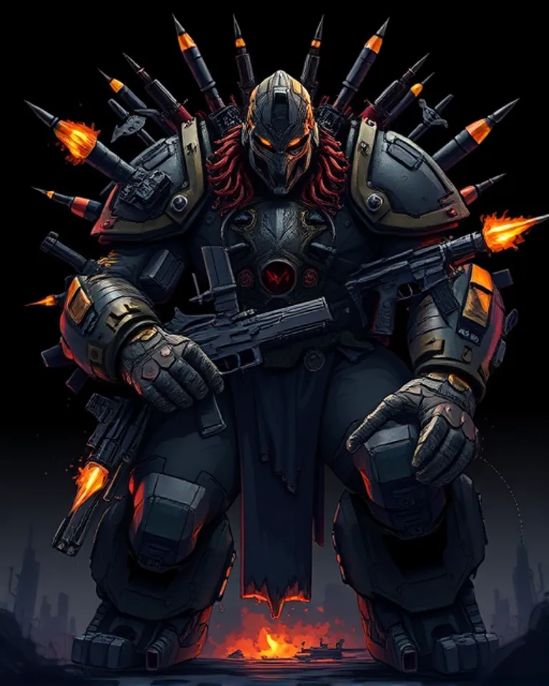 Portrait of Monstrosity of Fallen Soldiers