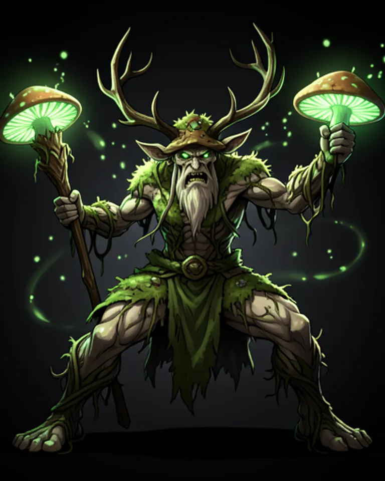 Portrait of Fungal Shaman
