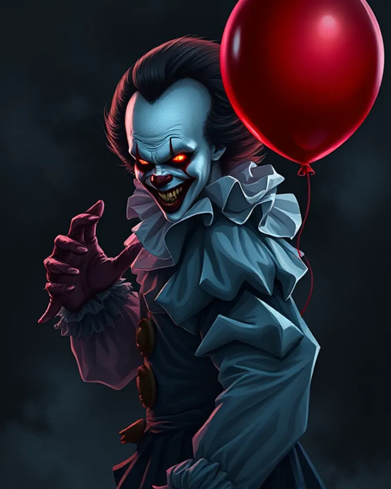 Portrait of Pennywise Ancient Deadlight Horror