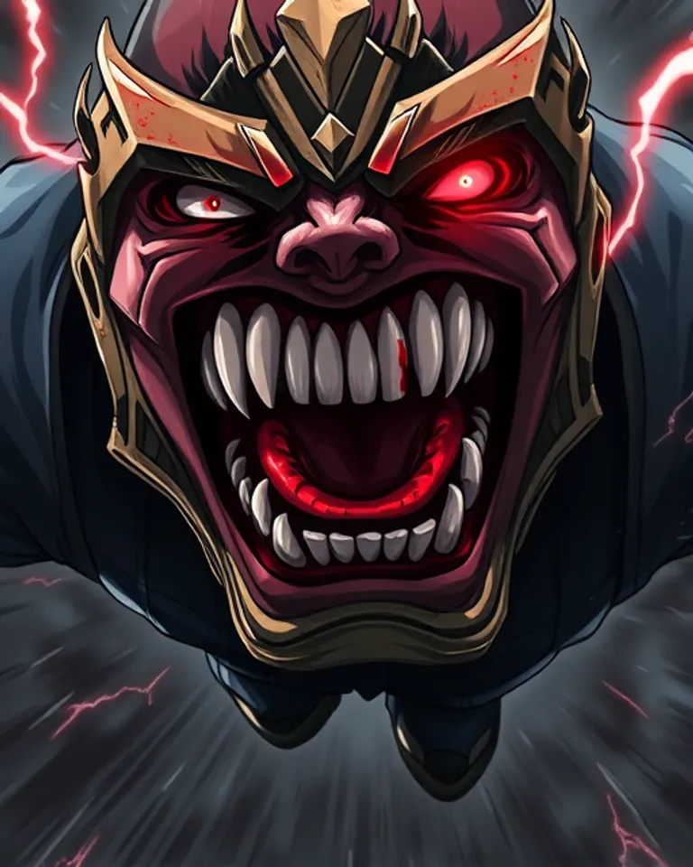 Portrait of The Toothy Grin