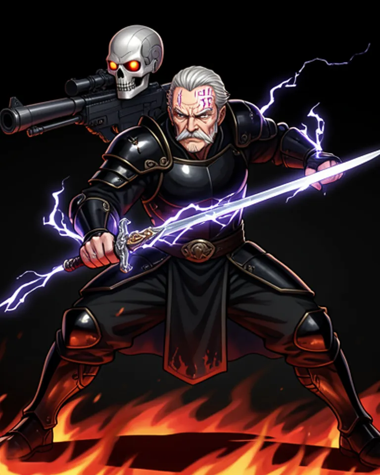 Portrait of El Anteko, best duelist alive