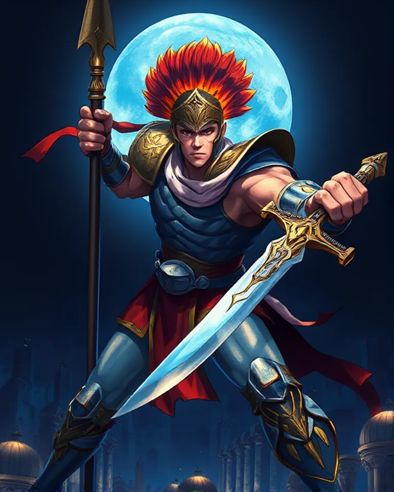 Portrait of Sparks the Son of War