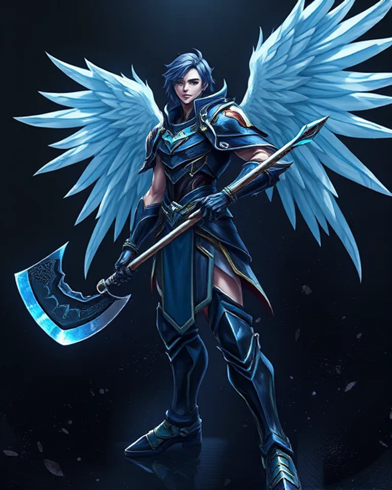 Portrait of azure the invulnerable