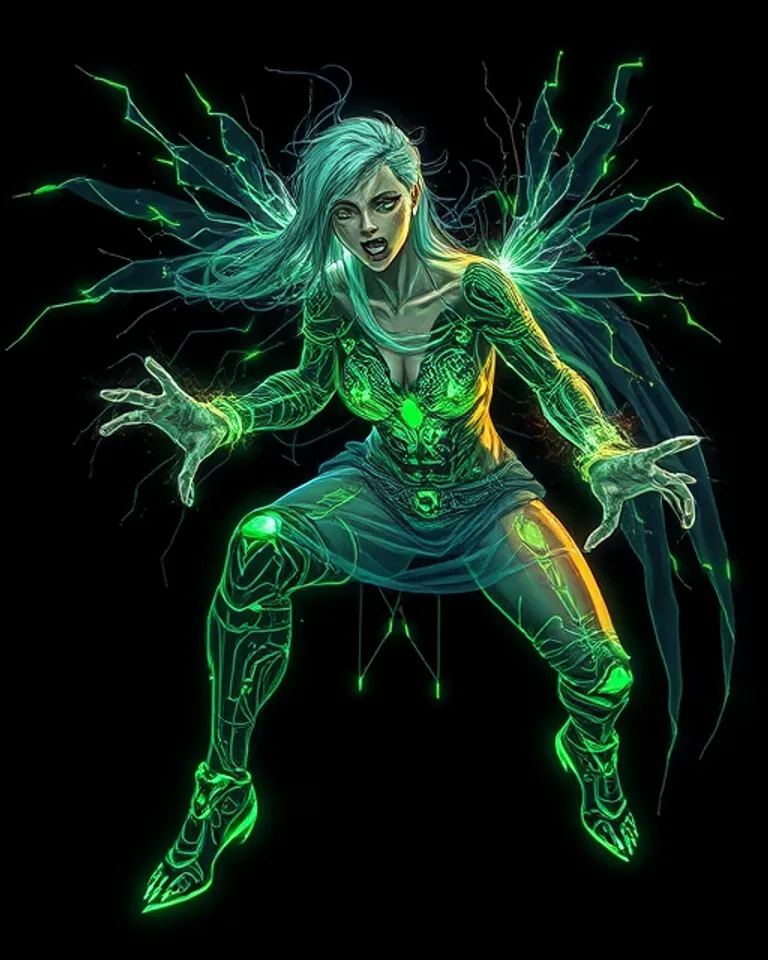 Portrait of Cypher the Banshee Hacker