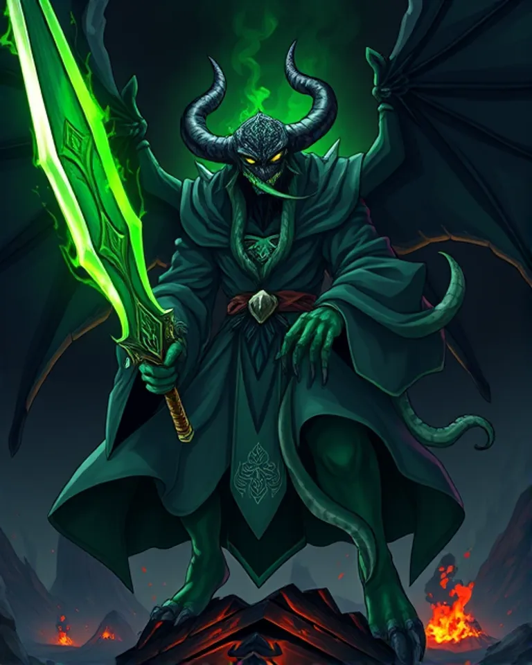 Portrait of GreeNa, Slayer of Stars