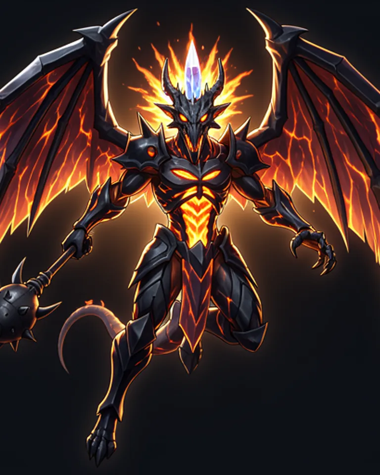 Portrait of Dracolich Lord Xazzek
