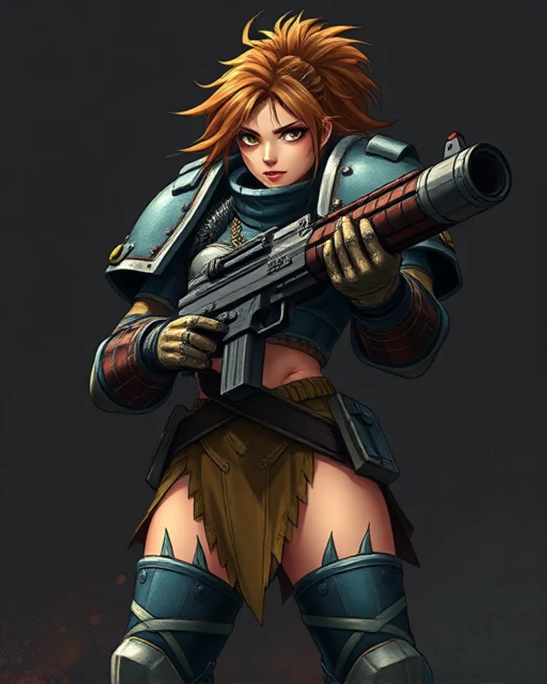 Portrait of Boltara the bolter sister