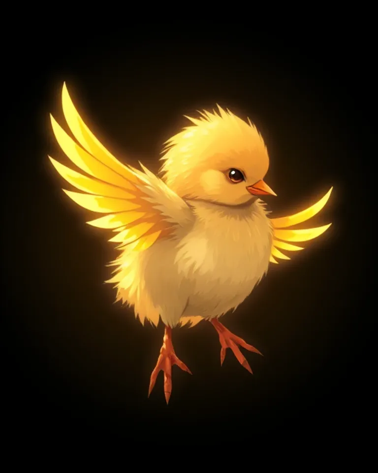 Portrait of The Golden Peep, Quack Harbinger