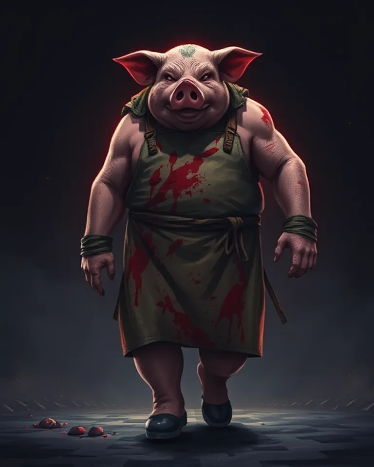 Portrait of The Butcher