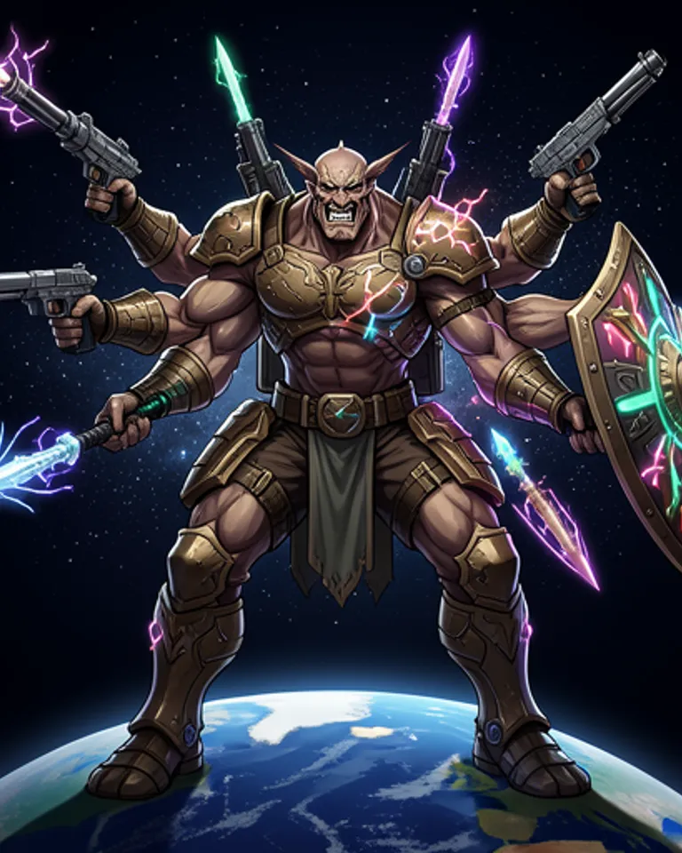 Portrait of D'Arroj the Fierce