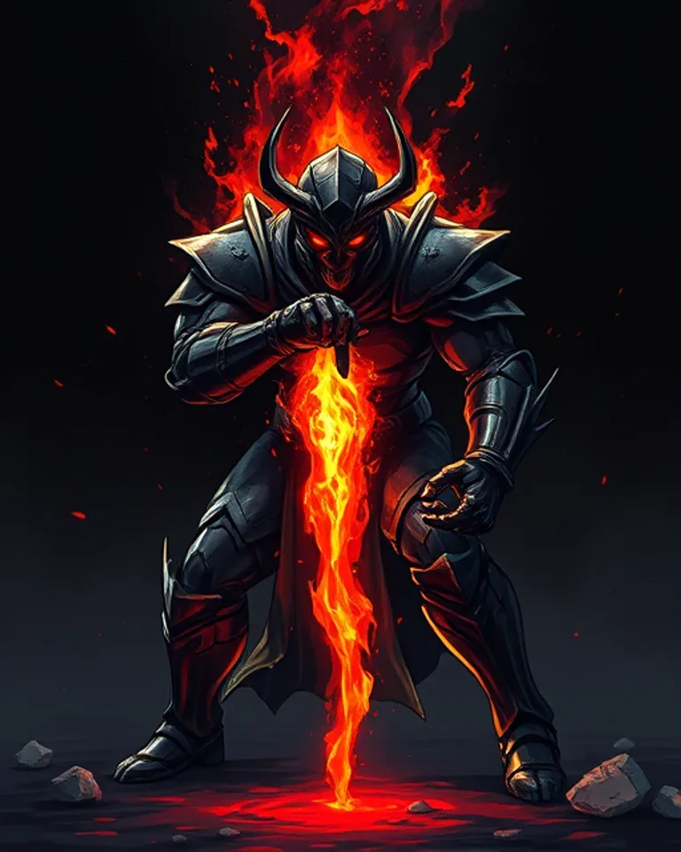 Portrait of Doomslayer the end of all