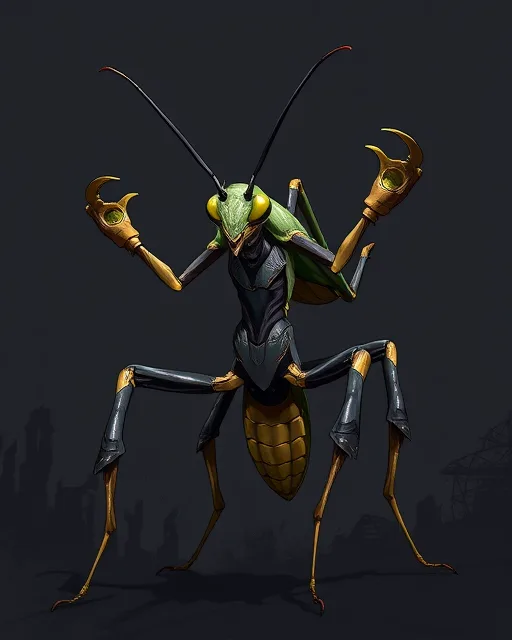 Portrait of Shell Mantis