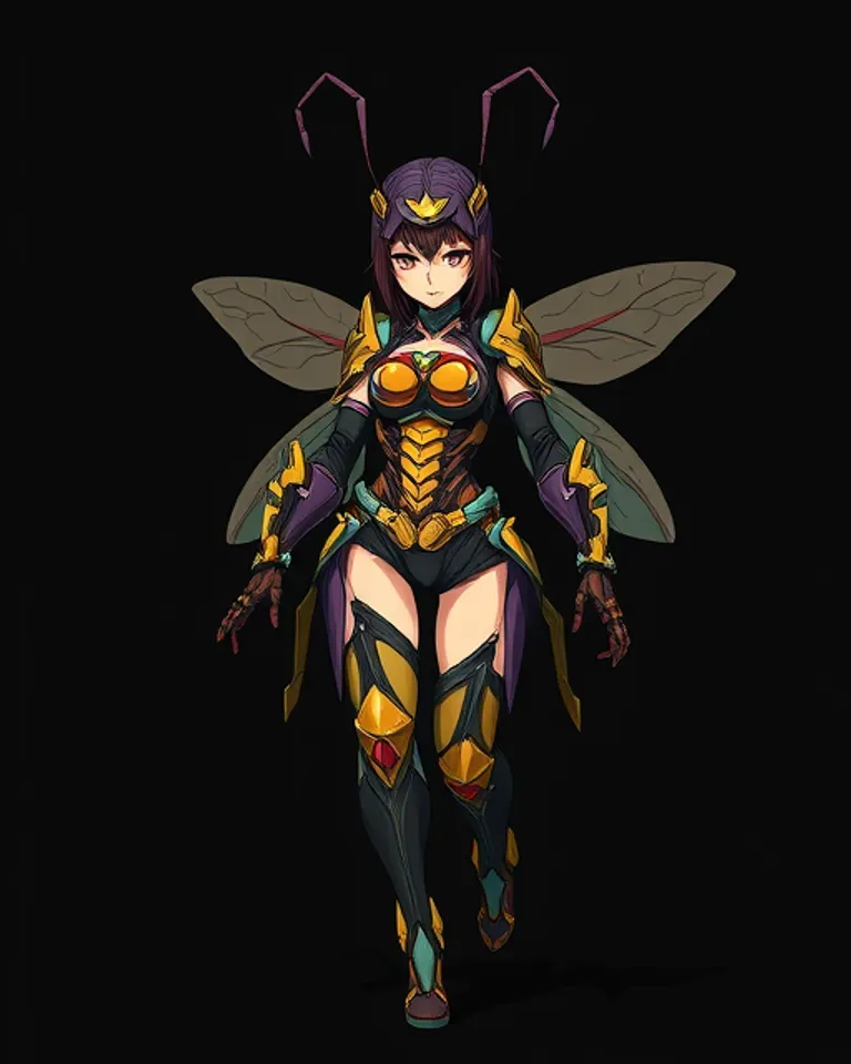 Portrait of shinobu the insect queen