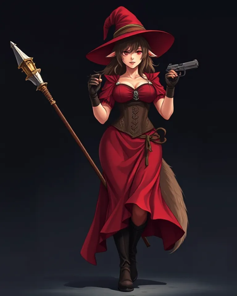 Portrait of Cassandra the silly mage