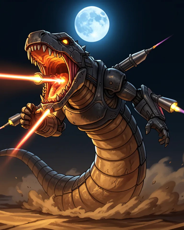 Portrait of Mechanical Sandwyrm