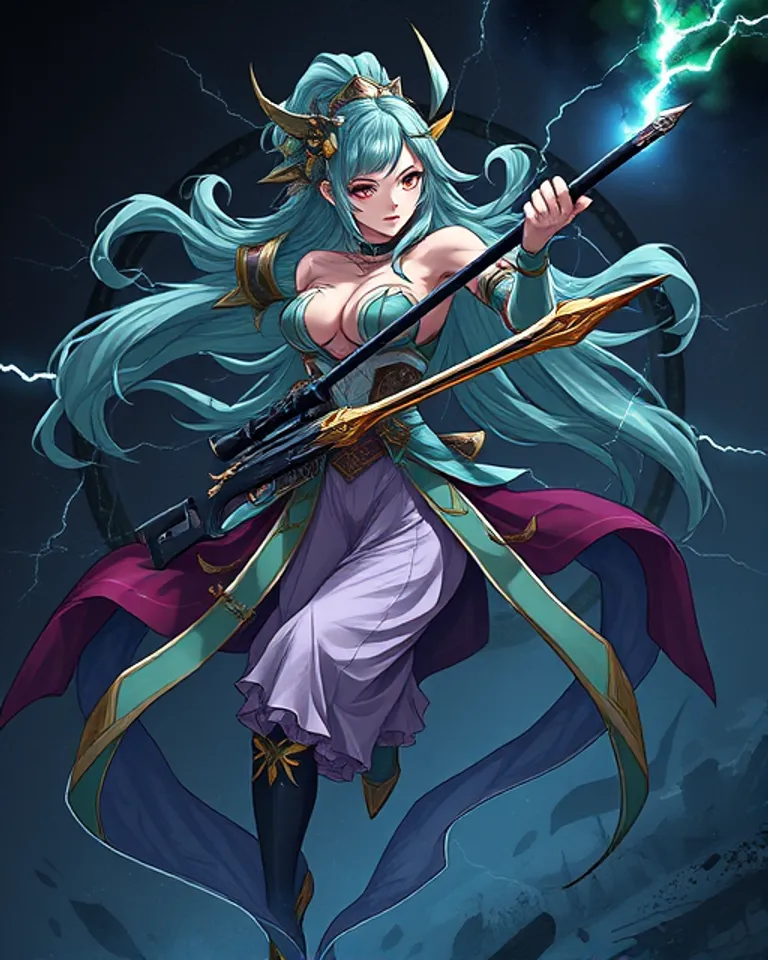 Portrait of spring , banshee of the south