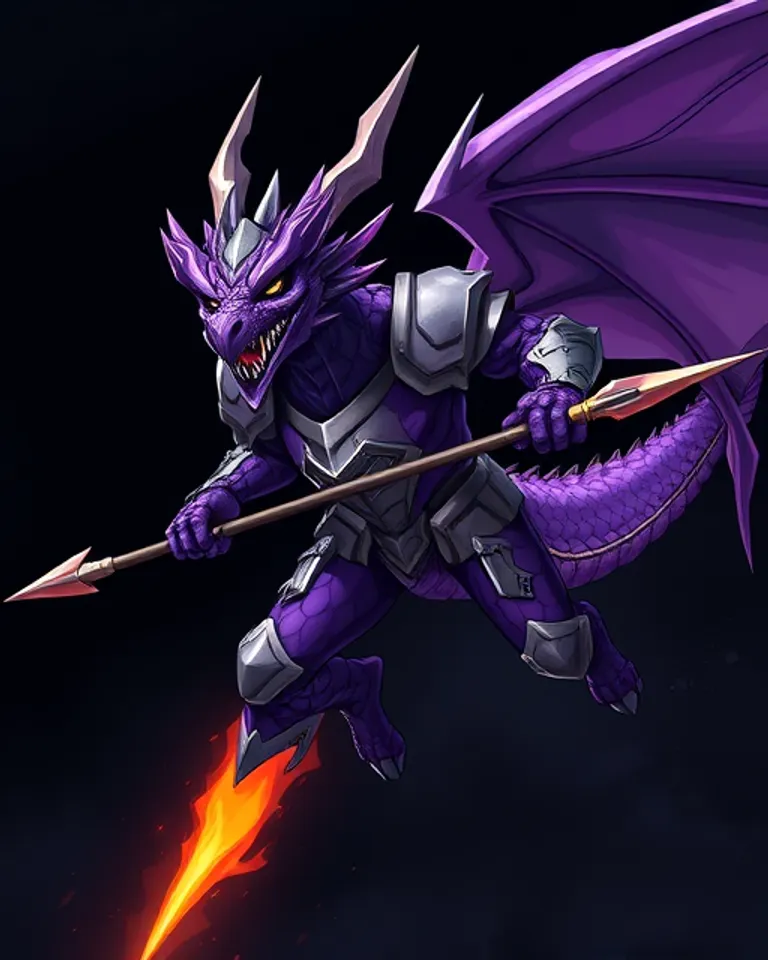 Portrait of The Dragon Knight