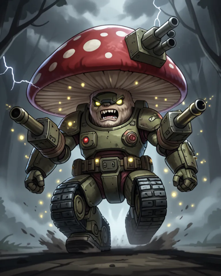 Portrait of Mushroom doom