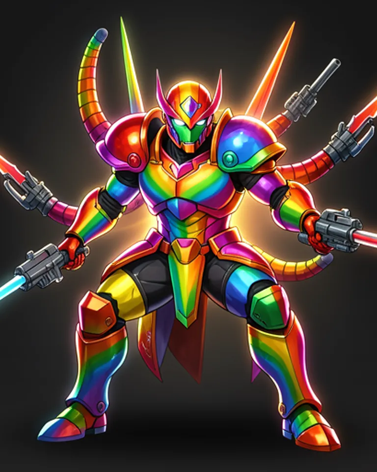 Portrait of Rainbow ranger
